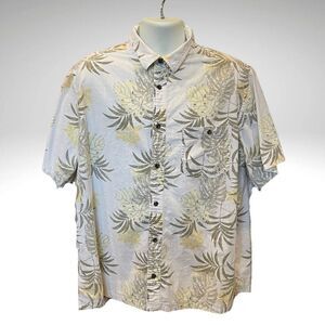 Croft & Barrow Tan Yellow Casual Button Down Shirt XL